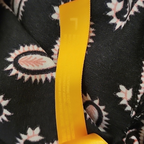 MAGIC 1990s Paisley Assymetric Handkerchief Sharkbite Spaghetti Strap Slip Dress - Picture 10 of 11